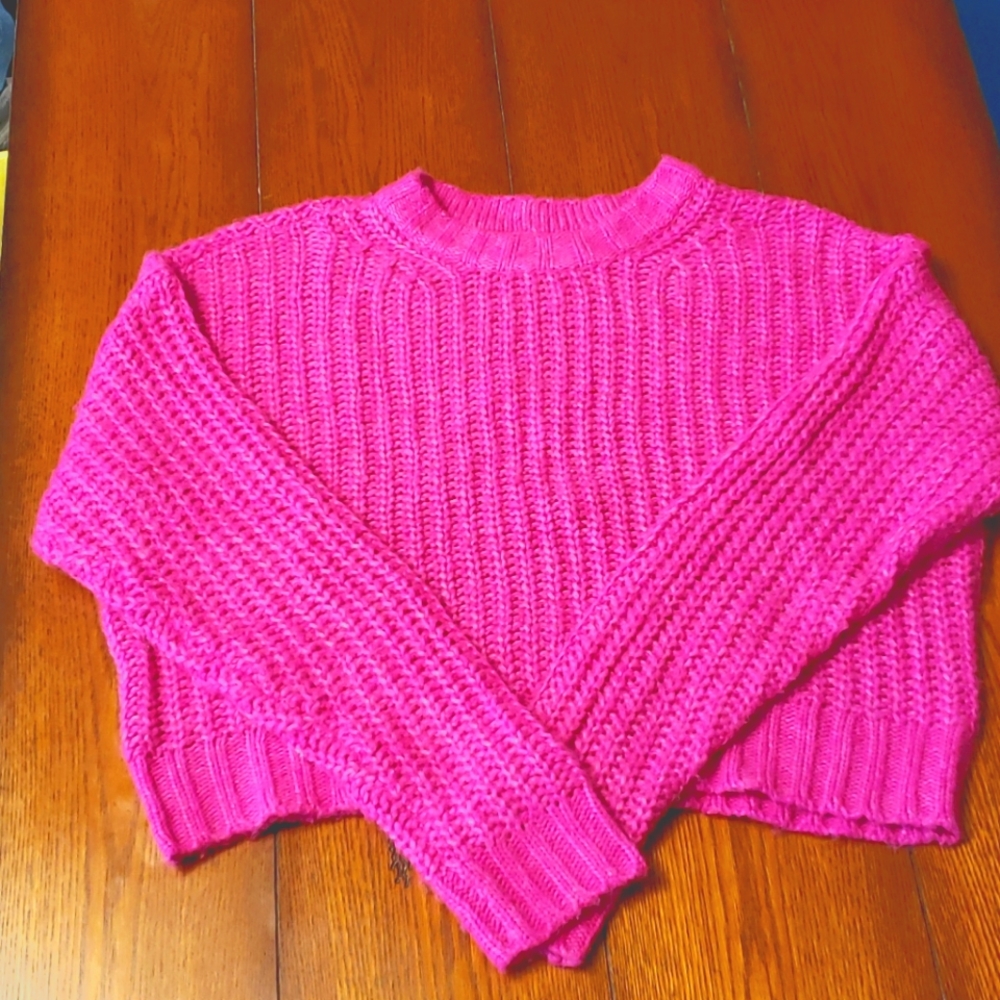 AE chunky cropped sweater